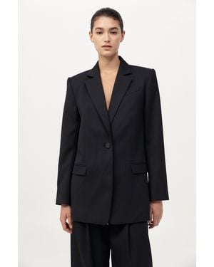 St. Agni Split Back Blazer - Blue