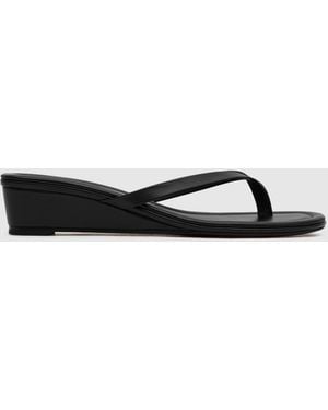 St. Agni Thong Wedge - White