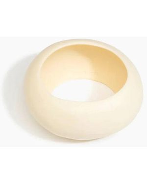 Dinosaur Designs Boulder Bangle By - White