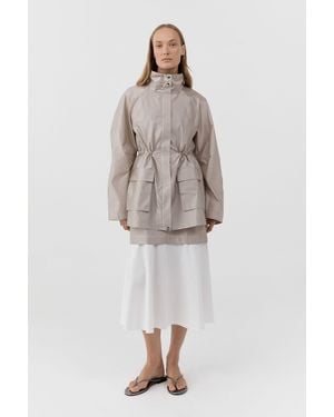 St. Agni Paper Taffeta Parka - Multicolor