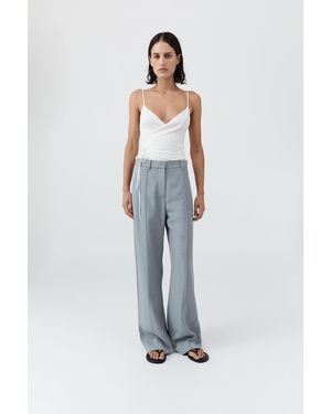 St. Agni Ballerina Wrap Knit Top - Blue