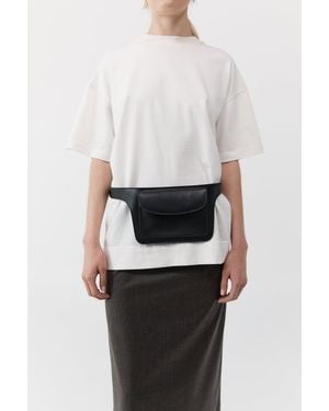 St. Agni Pocket Detail Belt - White