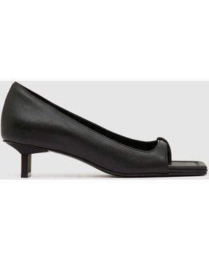 St. Agni 90S Square Toe Heel - White