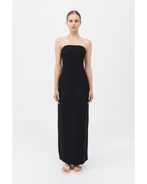 St. Agni Column Dress - Black