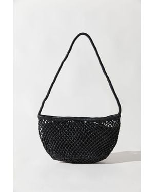 St. Agni Mesh Crescent Bag - Black