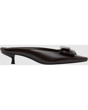 St. Agni Petit Pouch Heel - Brown