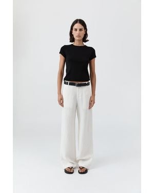 St. Agni Fine Band Carter Trouser - Multicolour