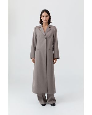 St. Agni Oupa Tailored Coat - Grey