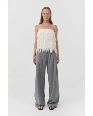 St. Agni Fringe Tie Top - Multicolour