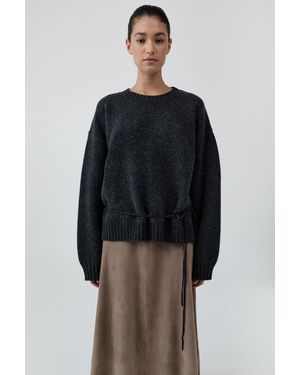 St. Agni Wool Crew Neck Sweater - Blue