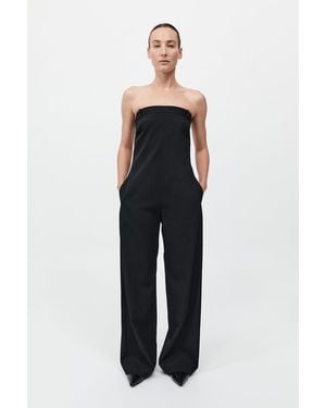 St. Agni Deconstructed Tailored Jumpsuit - Blue