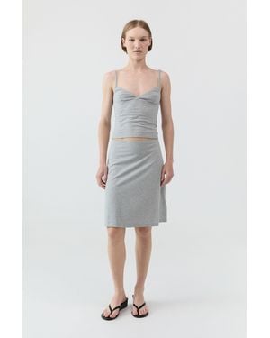 St. Agni Pointelle Skirt - White