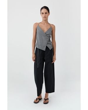 St. Agni Fine Rouleau Crop Pants - Multicolor