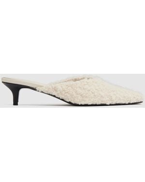 St. Agni Teddy Heel - White