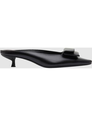 St. Agni Petit Pouch Heel - White