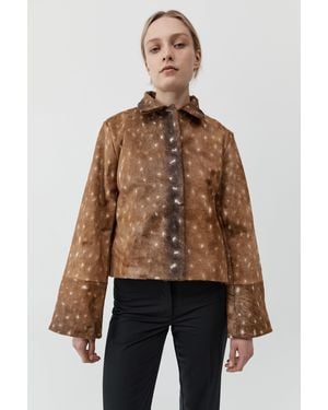 St. Agni Fawn Minimal Jacket - Natural