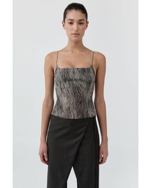St. Agni Savannah Silk Cami - Multicolour