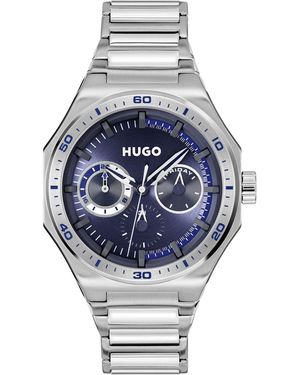 HUGO Grail Sport Multi Dial Bracelet Watch - Grey