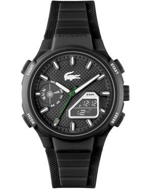 Lacoste Lc33 White Hybrid Dial Watch - Black