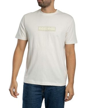 Napapijri Box Logo T-shirt - White