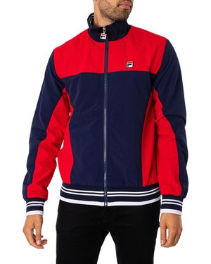 Fila Alfonso Zipped Track Jacket - Red