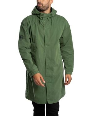 Pretty Green Feltham Parka Jacket - Green