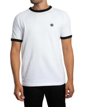 Pretty Green Boston Ringer T-shirt - White