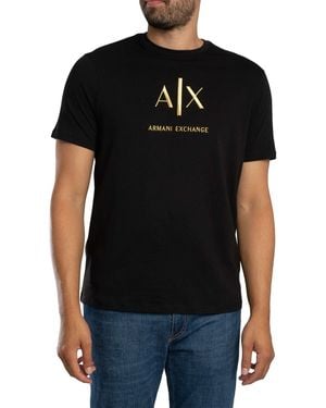ARMANI EXCHANGE Slim Graphic T-shirt - Black