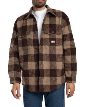 Tommy Hilfiger Check Overshirt - Brown