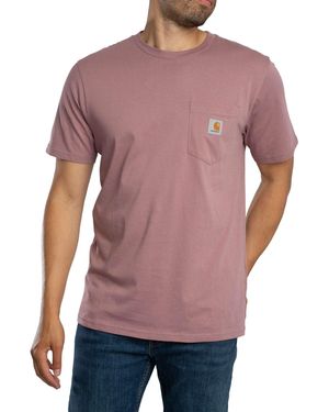 Carhartt Pocket T-shirt - Purple