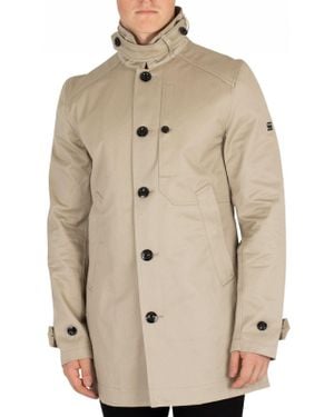G-Star Khaki Garber Trench Coat - Natural