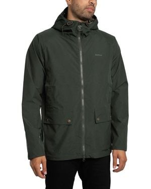 Barbour Hooded Domus Waterproof Jacket - Grey
