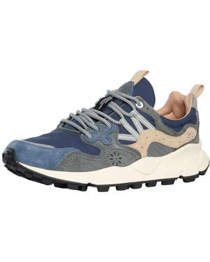 Flower Mountain Yamano Suede Trainers - Blue