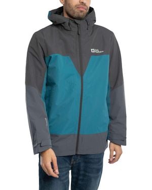 Jack Wolfskin Dna Tundra 3 In 1 Jacket - Blue