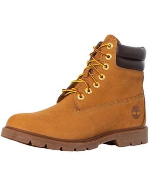 Timberland 6 Inch Leather Boots - Brown