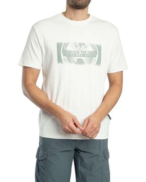 Napapijri Relaxed Vanni Graphic T-shirt - White