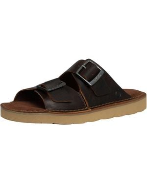 Clarks Solsbury Strap Sandals - Brown