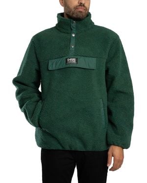 Deus Ex Machina Discovery Sherpa Fleece Jacket - Green