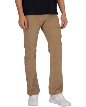 Lois Dario Boot Thin Corduroy Jeans - Black