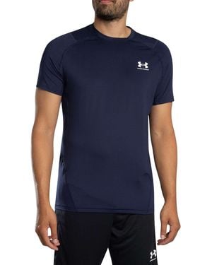 Under Armour Heatgear Fitted Short Sleeve T-shirt - Blue
