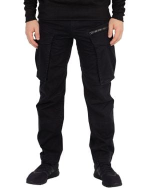 G-Star Dark Black Rovic 3d Straight Tapered Cargos