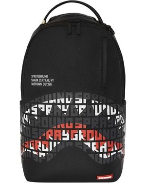 Sprayground 20l Shark Central Infinity Mouth Backpack - Black