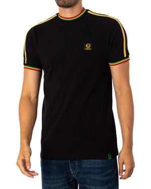 Trojan Tipped Pique T-shirt - Black