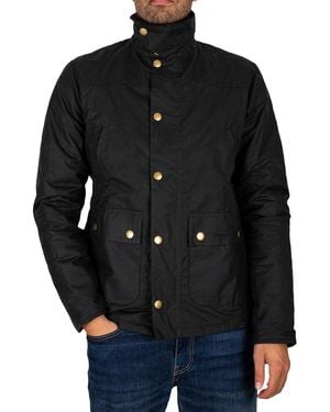 Barbour Reelin Wax Jacket - Black