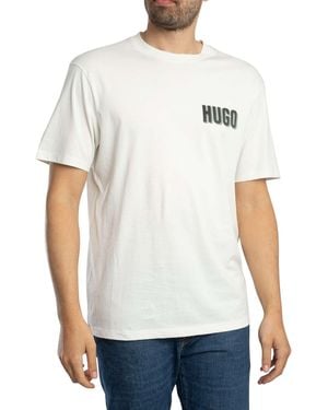 HUGO Derlyns Back Graphic T-shirt - White