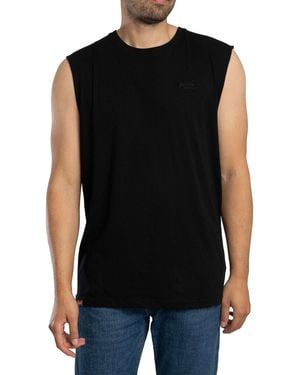 Superdry Essential Logo Tank Top - Black