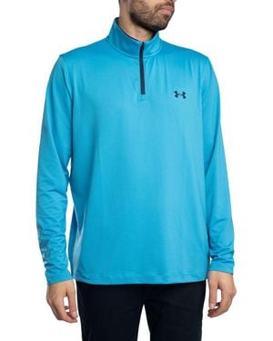 Under Armour Golf Match Play 1/4 Zip Track Top - Blue