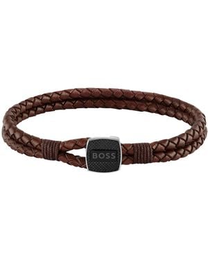 BOSS Seal Bracelet - Brown