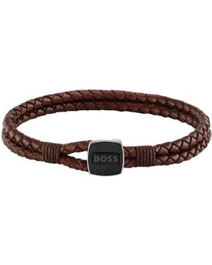 BOSS Seal Bracelet - Brown