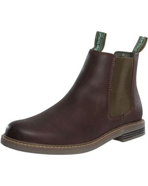 Barbour Farsley Leather Chelsea Boots - Brown